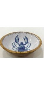 SEALIFE WOOD BOWL, 25CM