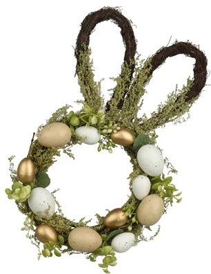 Rustic Bunny Wreath, 38cm