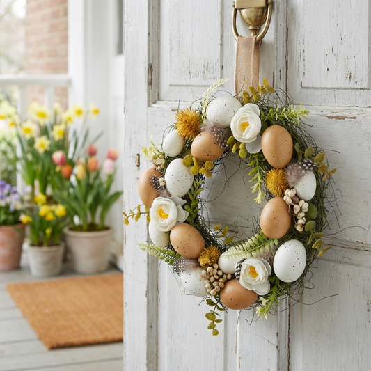 Neutral Spring Wreath, 23cm