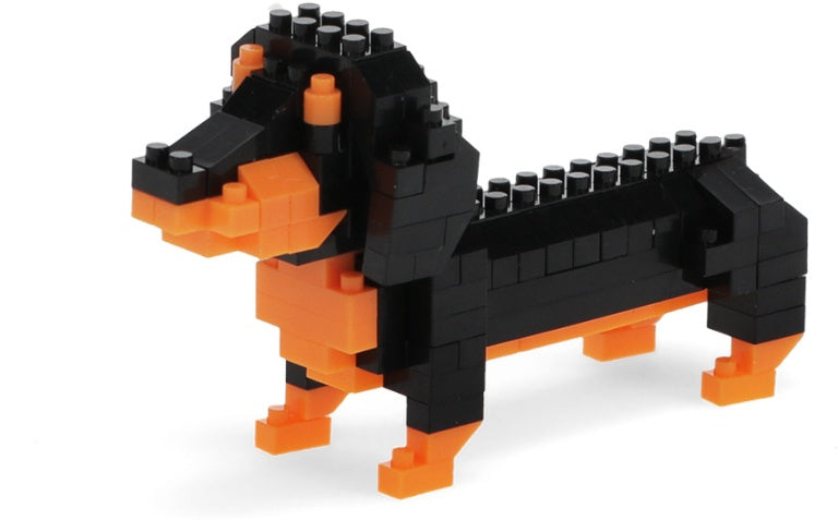 Build Your Own Charming Sausage Dog Model Brick Kit