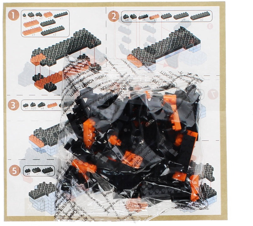 Build Your Own Charming Sausage Dog Model Brick Kit