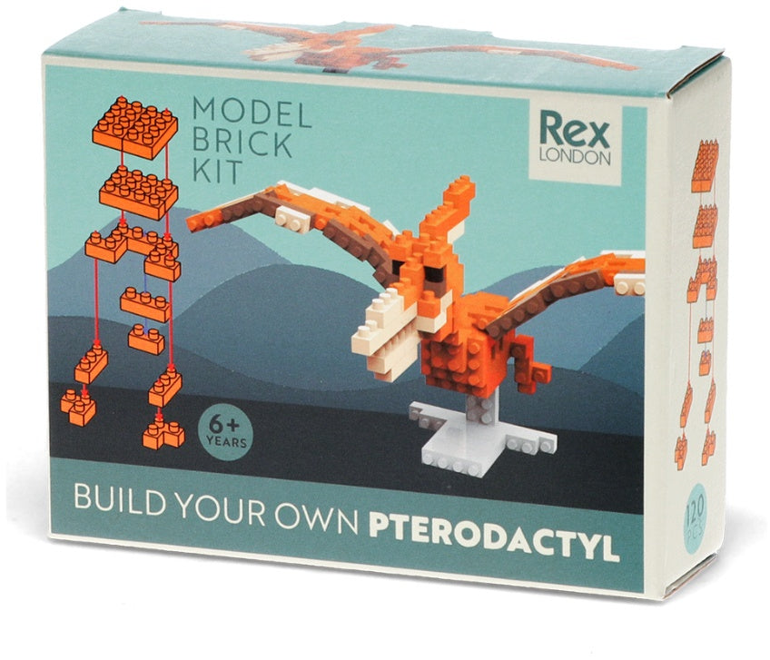 Build Your Own Pterodactyl Dinosaur Model Brick Kit