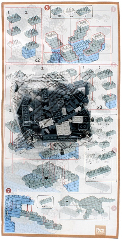 Model Brick Kit - Diplodocus, 11cm