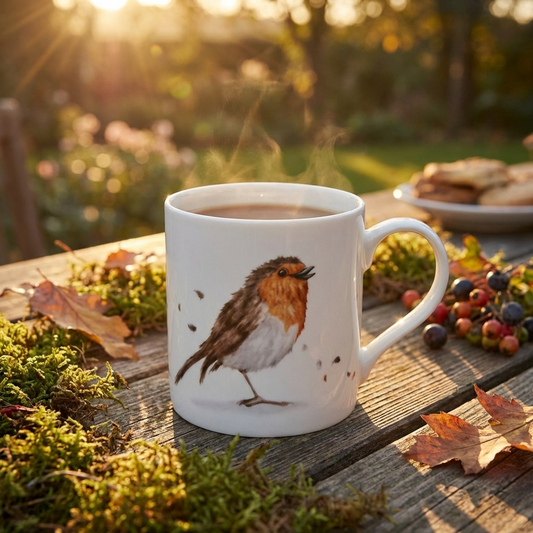 Robin Mug, 13cm