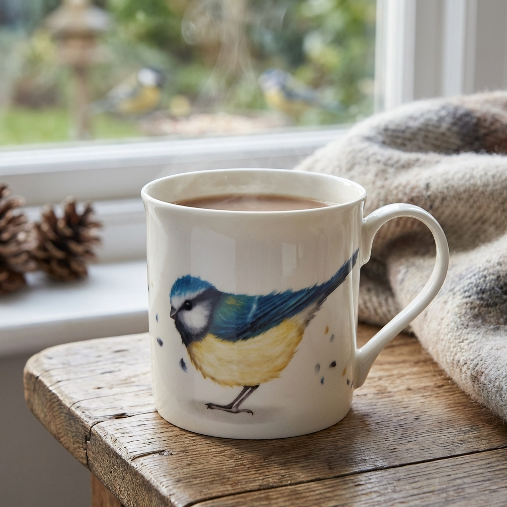 Bluetit Mug, 13cm