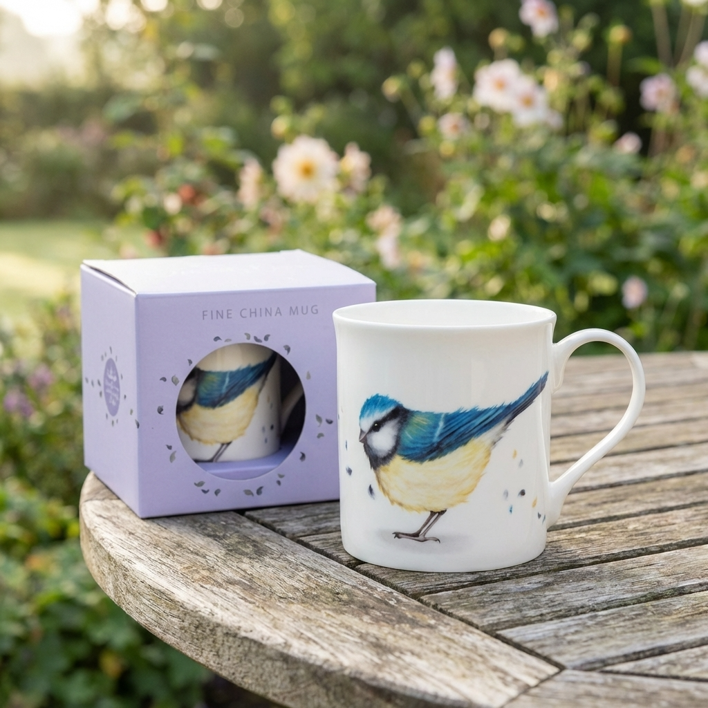 Bluetit Mug, 13cm