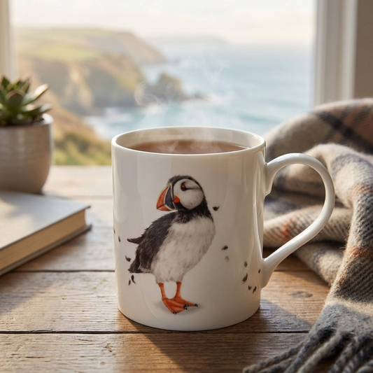 Puffin Mug, 13cm