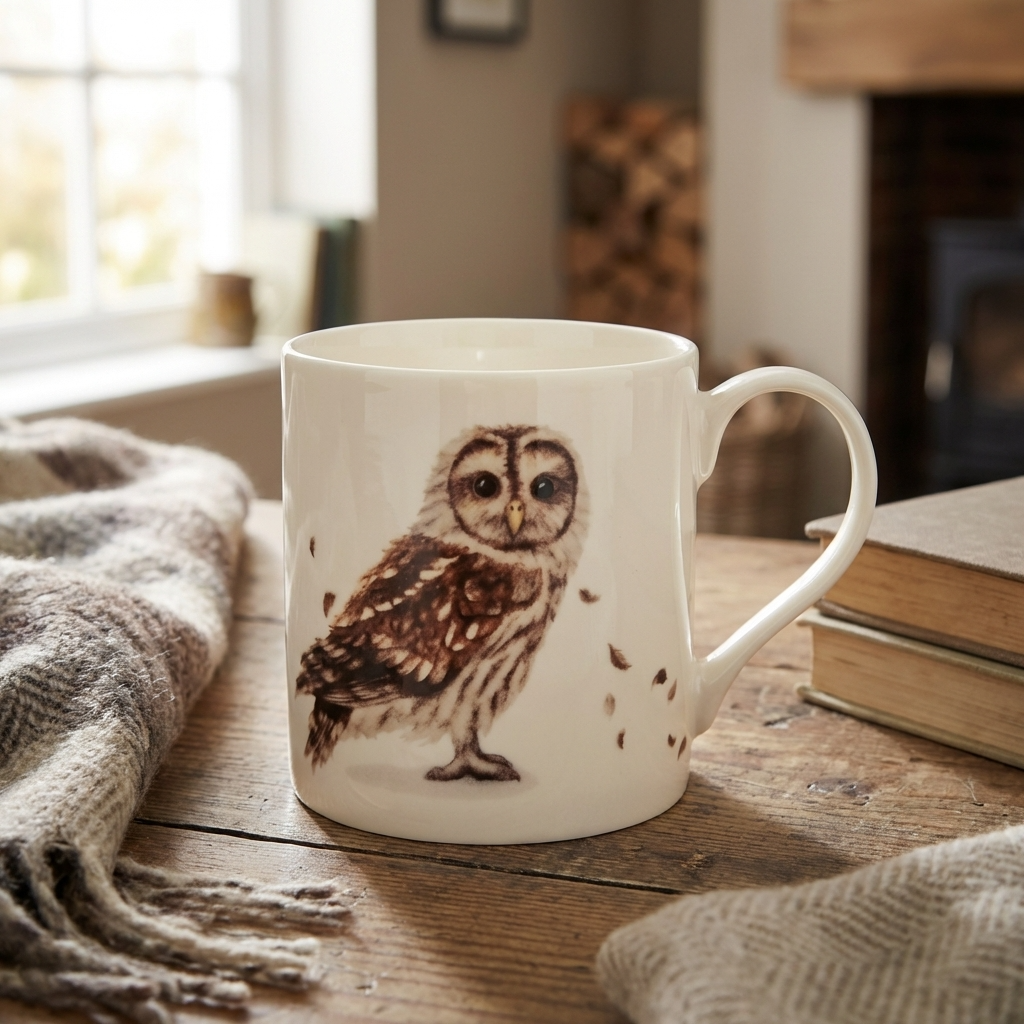 Tawny Mug, 13cm