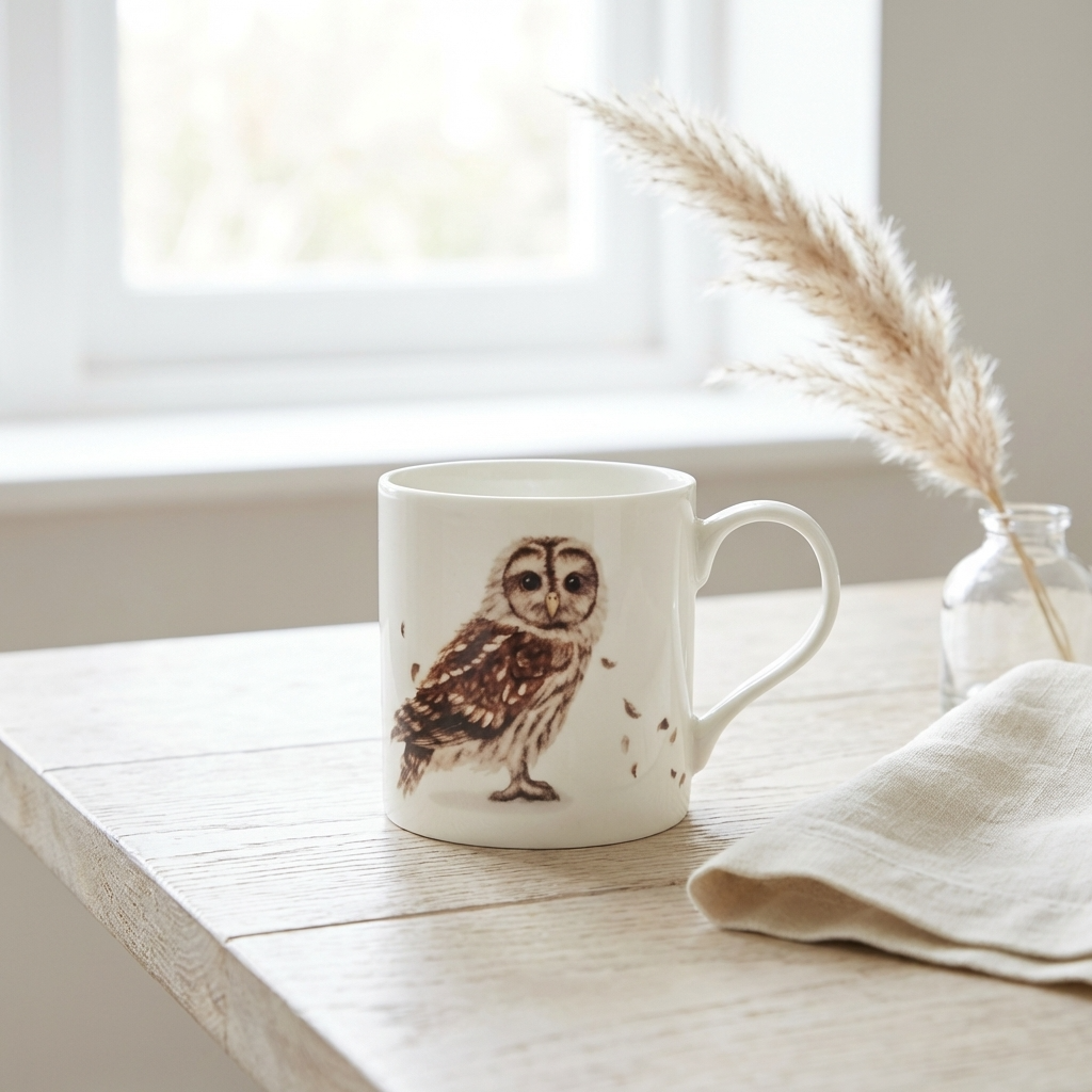 Tawny Mug, 13cm