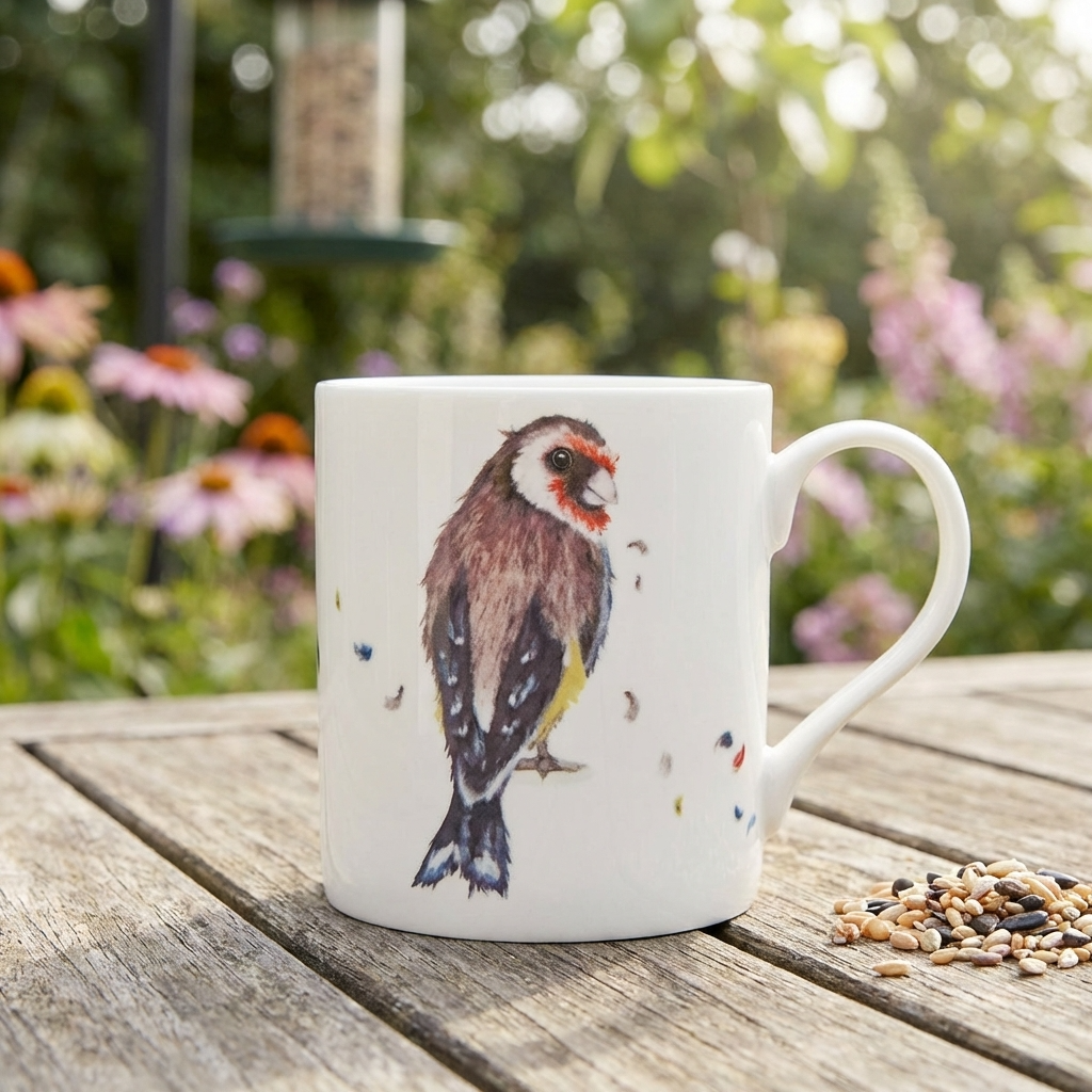 Goldfinch Mug, 13cm