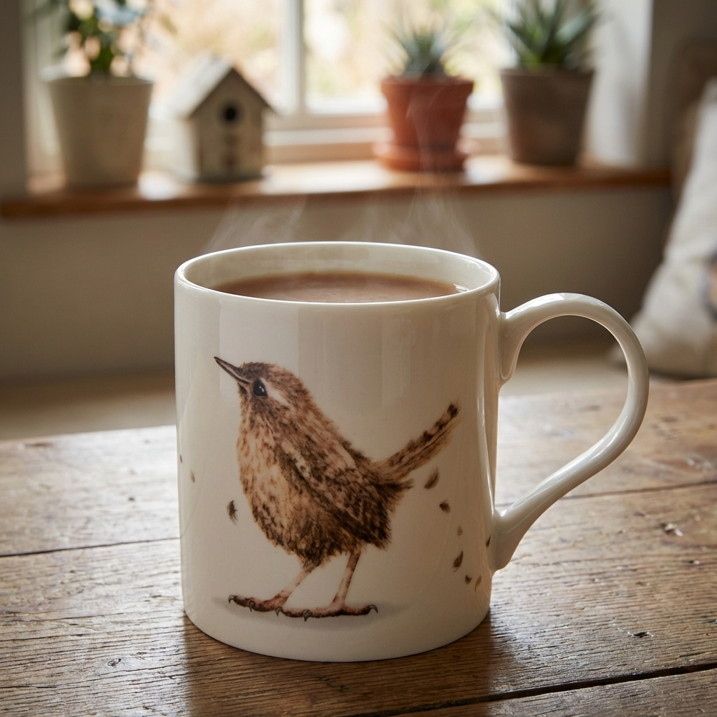 Wren Mug, 13cm
