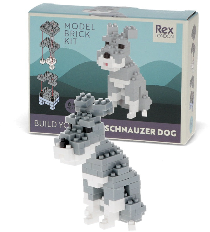 Model Brick Kit, Schnauzer, 11cm