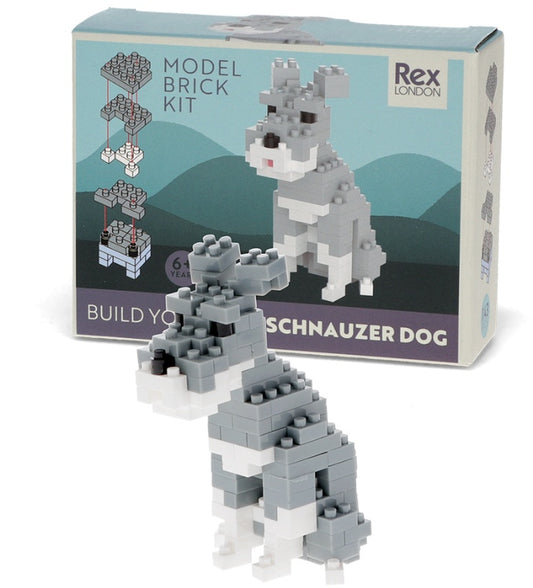 Model Brick Kit, Schnauzer, 11cm