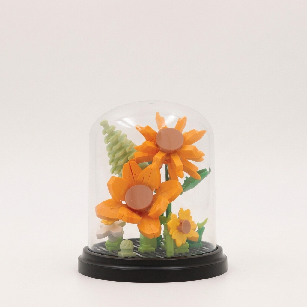 Sunflowers Mini Bricks Dome Build Set