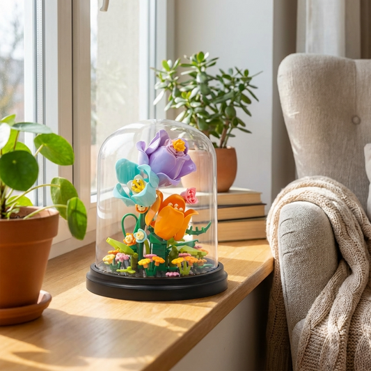 Tulip Mini Bricks Kit – Decorative Dome Build Set (11cm)