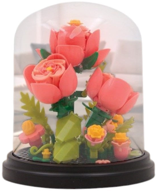Roses Mini Bricks Decorative Build Set