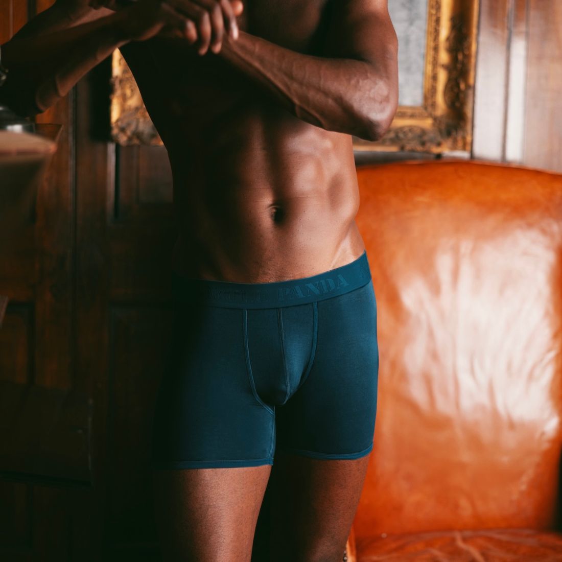 Bamboo Boxers - Navy by Swole Panda