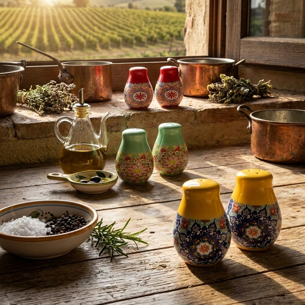 Tuscany Salt & Pepper Shaker Set