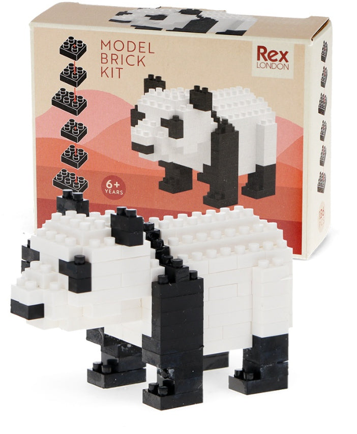 Build Your Own Panda Model Brick Kit