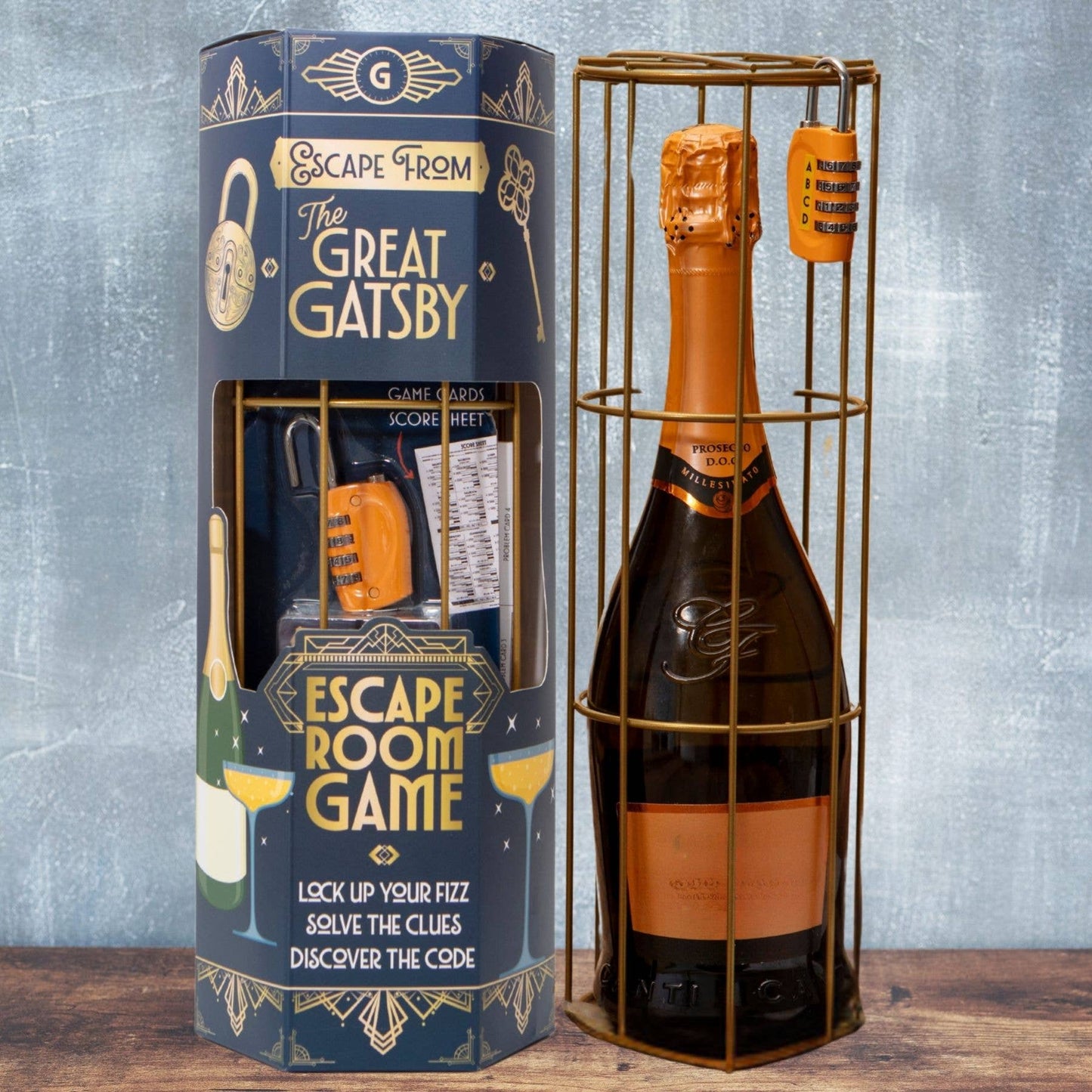 The Great Gatsby Escape Room Puzzle Game- Wine/Prosecco Gift
