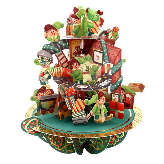 Pirouettes Card - Santa's Workshop