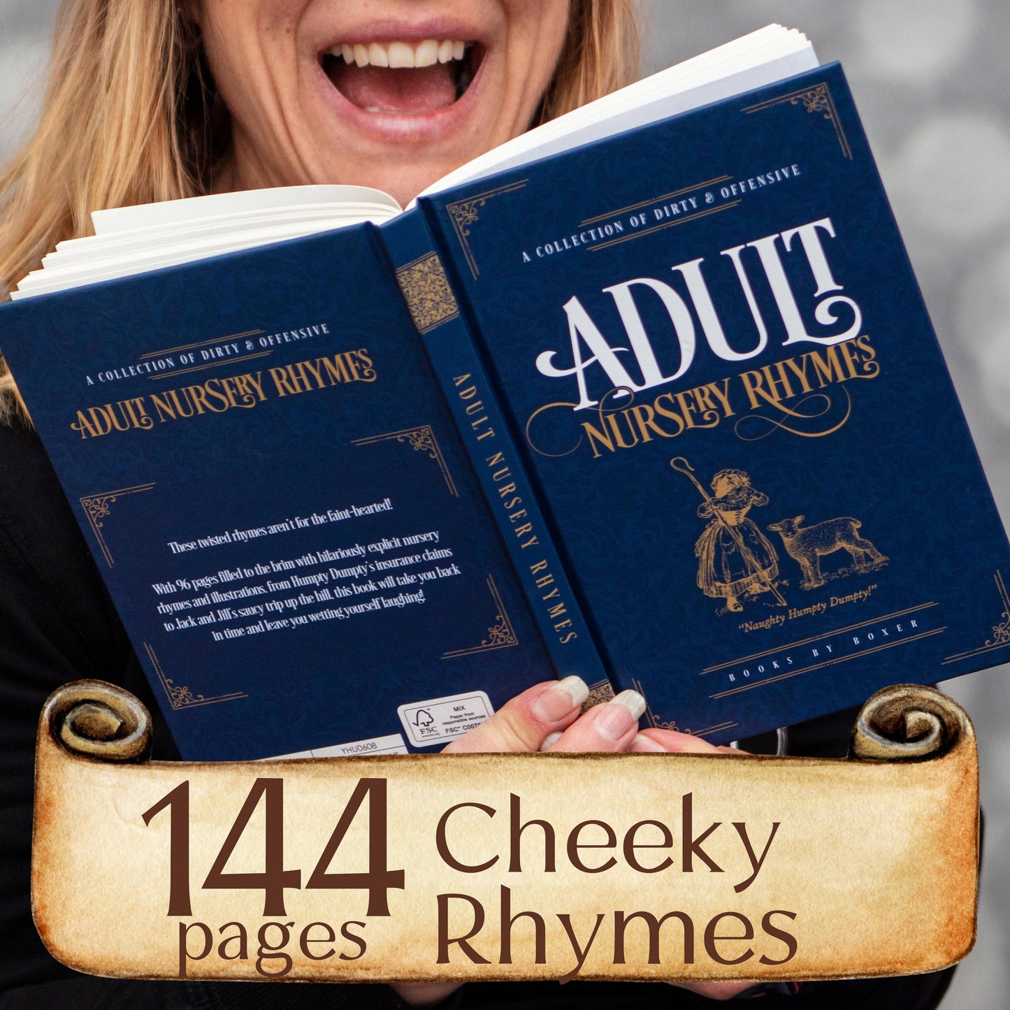 Adult Nursery Rhymes Hardback Humour Gift Book