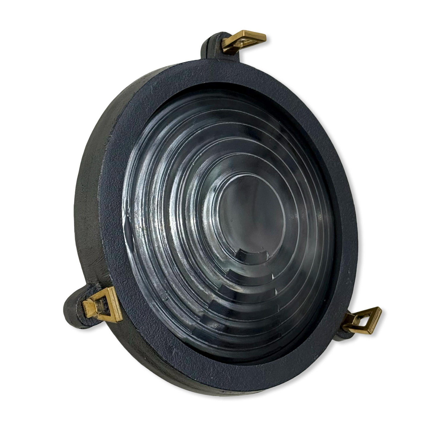 Wroxham ~ Cast Pewter Coastal Lighthouse Wall Light Industrial Ceiling Fixture by Vintage-Electrical