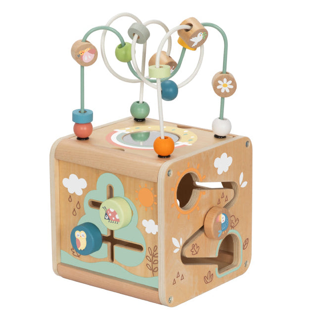 ThinkNest - Wooden Activity Cube