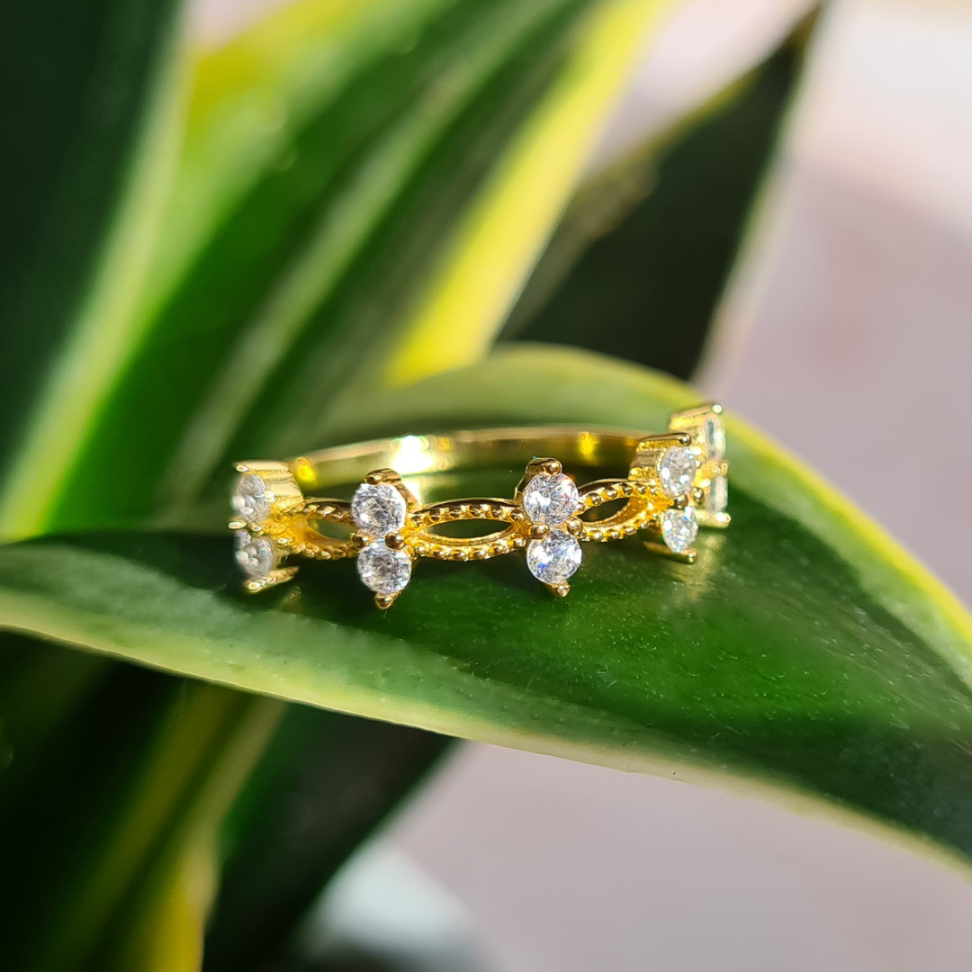 Alana Ring in Gold by Vianne Jewellery