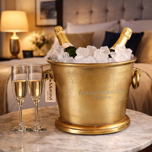 Alfred Gratien Luxury Gold Champagne Ice Bucket by Maravi