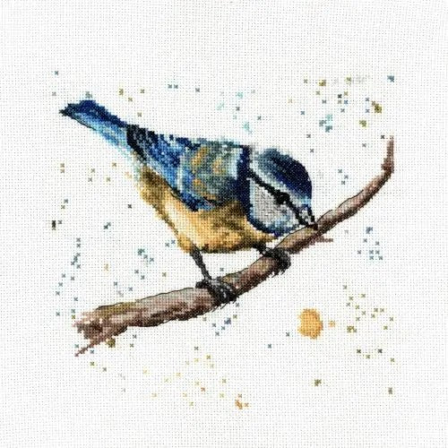 Bree Merryn - Betty the Blue Tit Cross Stitch Kit