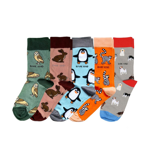Bare Kind Bestsellers 5 Pack Bamboo Sock Set