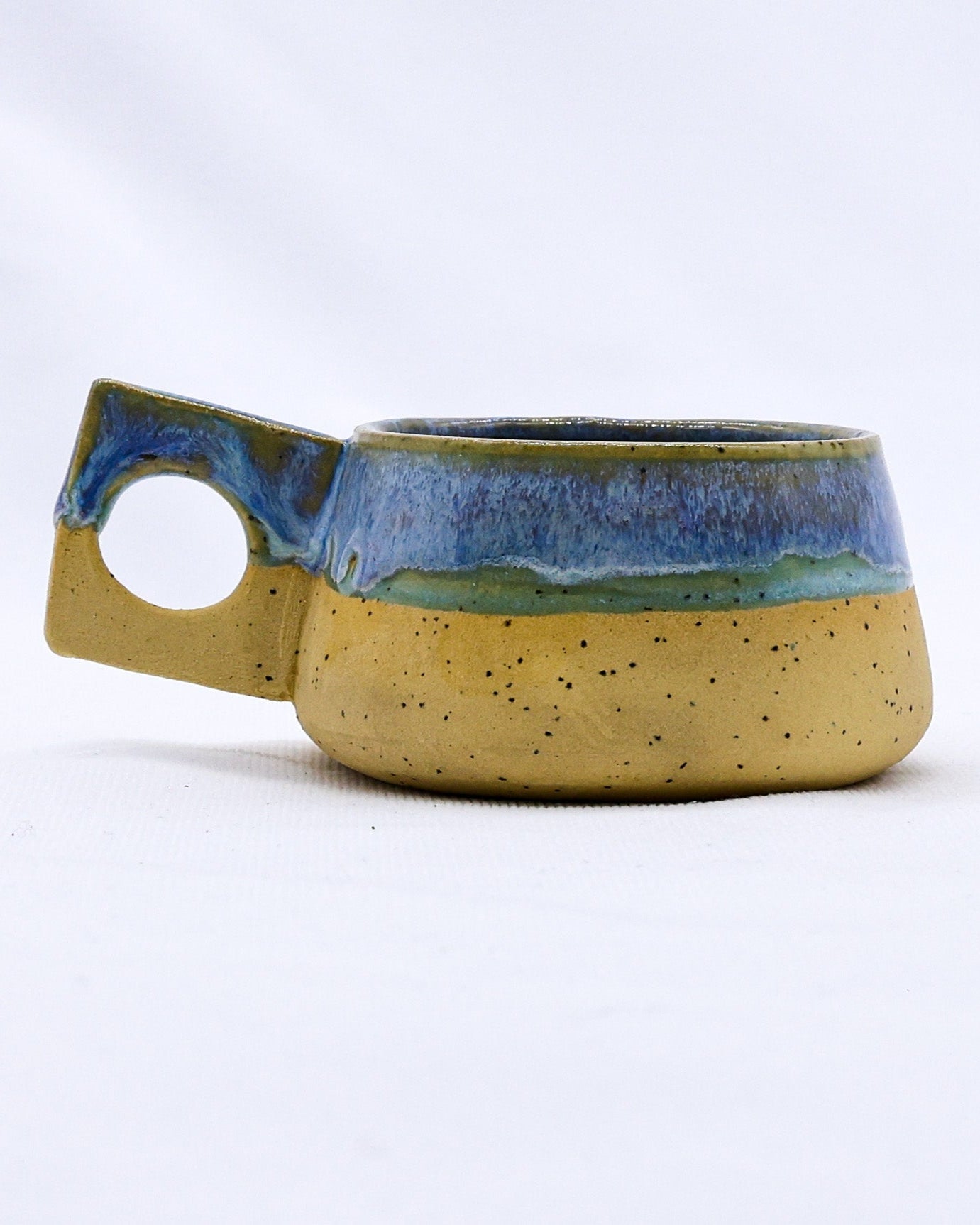 Bluverde Formo Handmade Ceramic Stoneware Coffee Mug by Ribera Handmade Ceramics