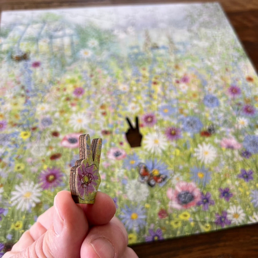 Victory Wooden Butterfly Garden Jigsaw Puzzle