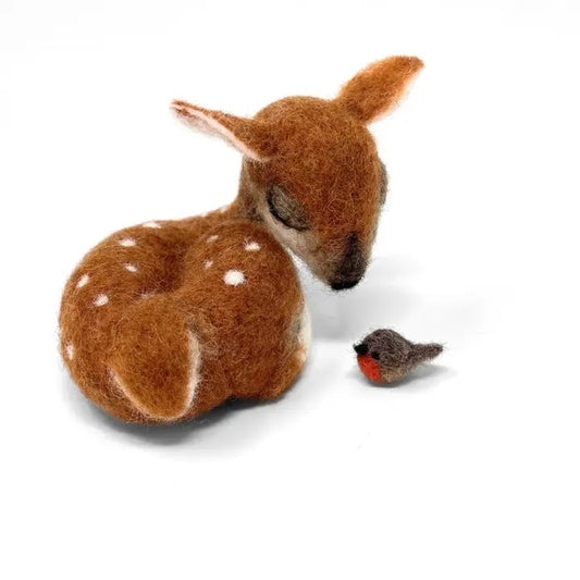 Sleepy Fawn Needle Felt Craft Kit