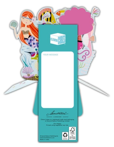 Mermaids - 3D Pop Up's Greeting Card - Second Nature