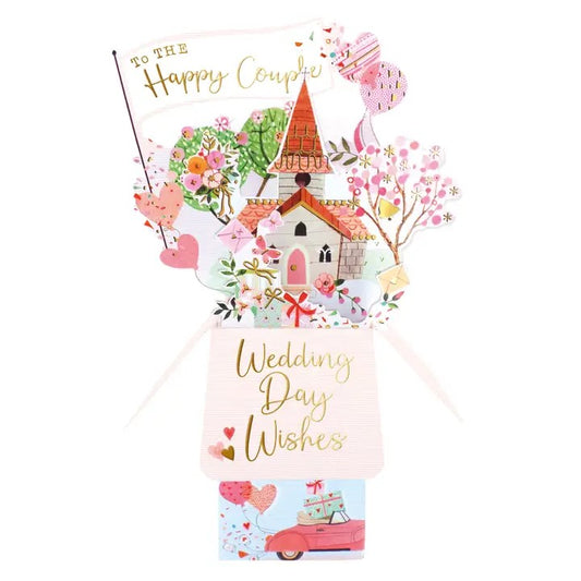 Wedding Day Wish - 3D Pop Up's Greeting Card - Second Nature