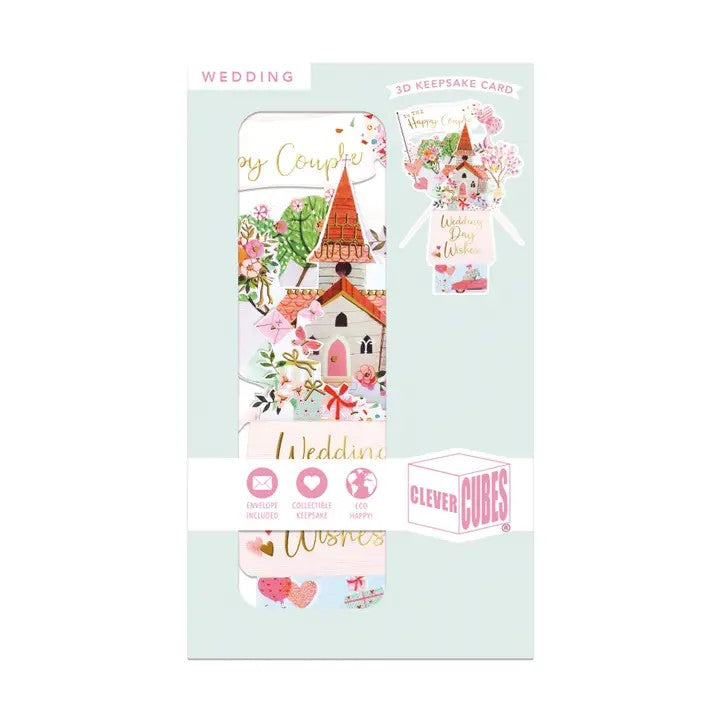 Wedding Day Wish - 3D Pop Up's Greeting Card - Second Nature