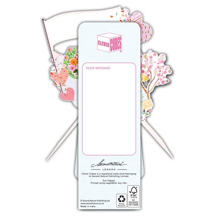 Wedding Day Wish - 3D Pop Up's Greeting Card - Second Nature