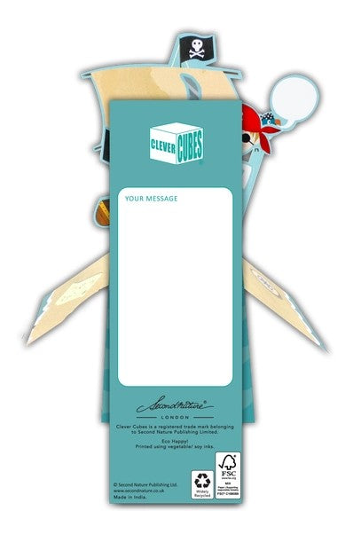 Birthday Pirates - 3D Pop Up's Greeting Card - Second Nature
