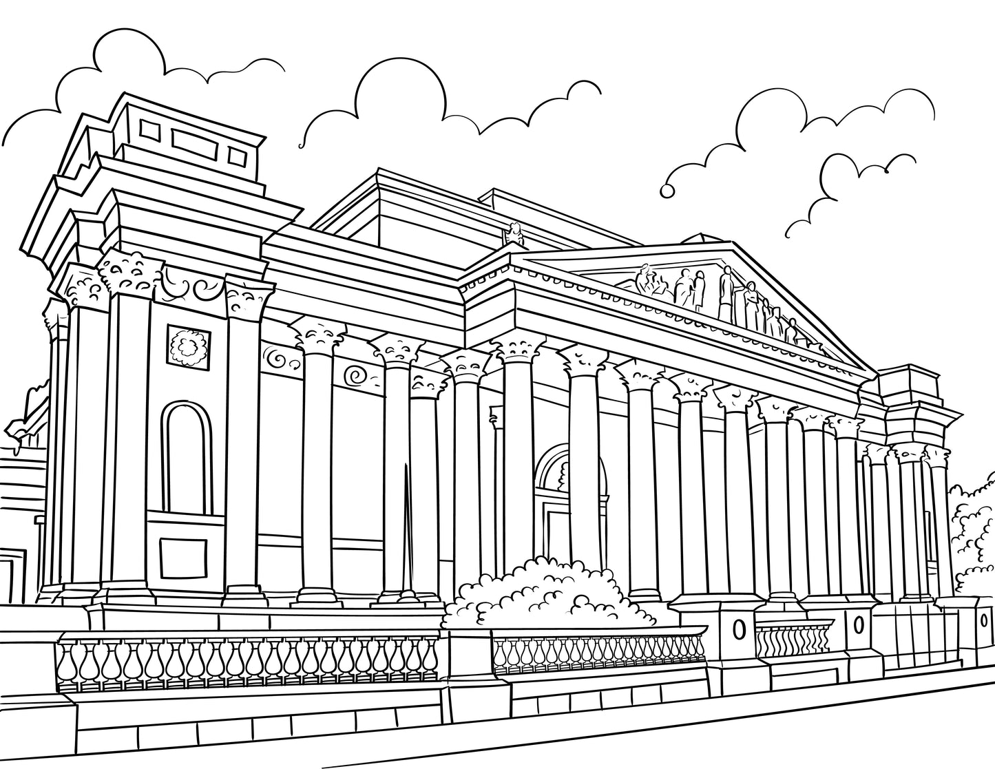 Cambridge Colouring Book (A4) by Colour Your Streets