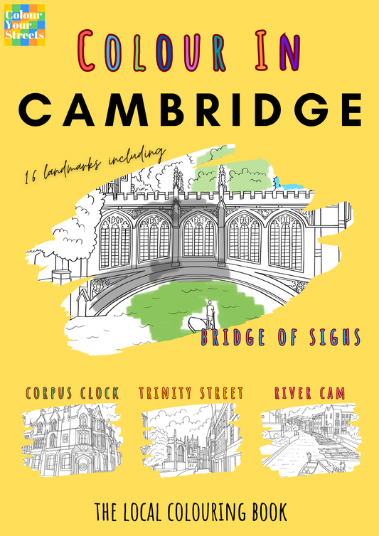 Cambridge Colouring Book (A4) by Colour Your Streets