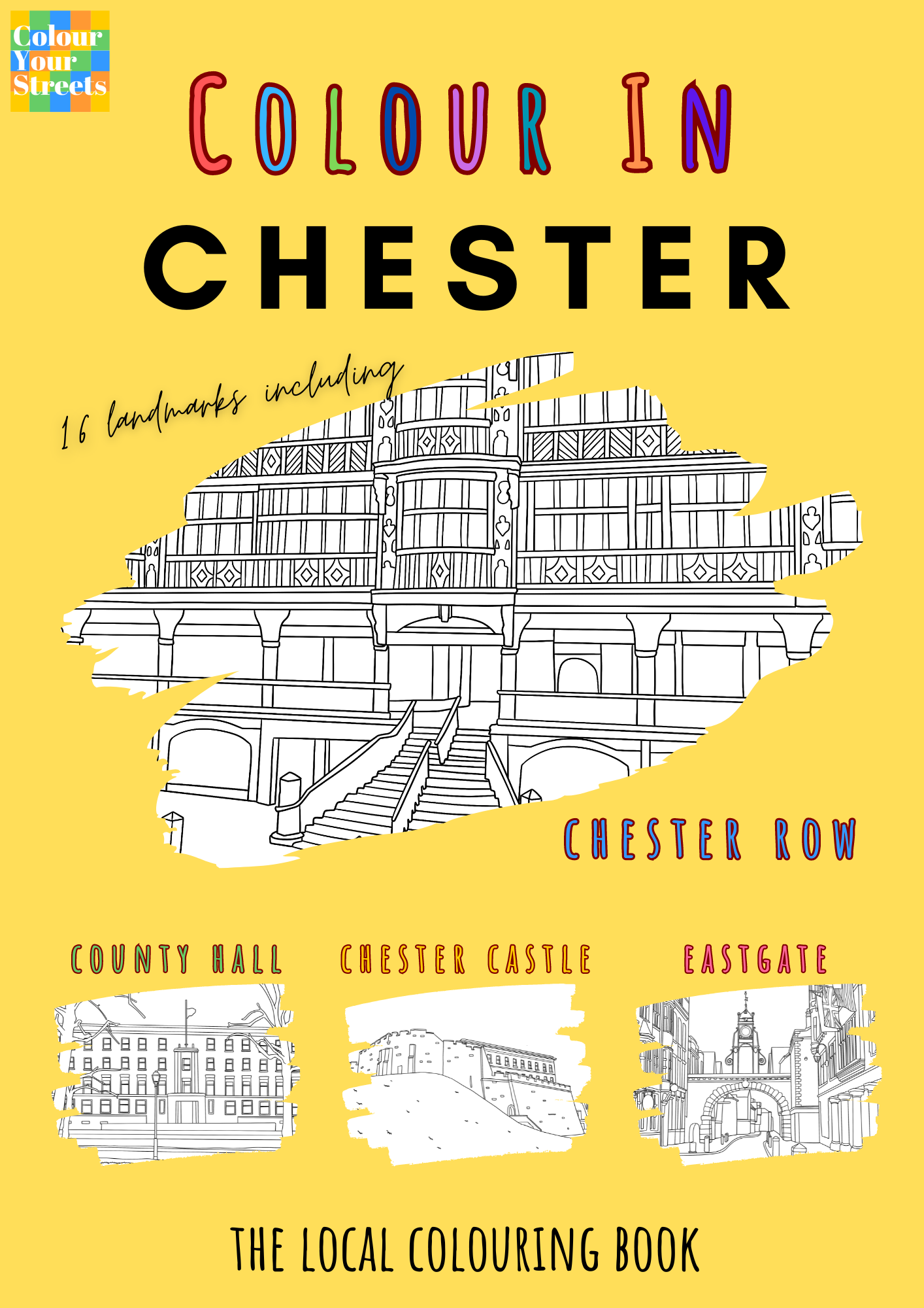 Chester Colouring Book (A4) by Colour Your Streets