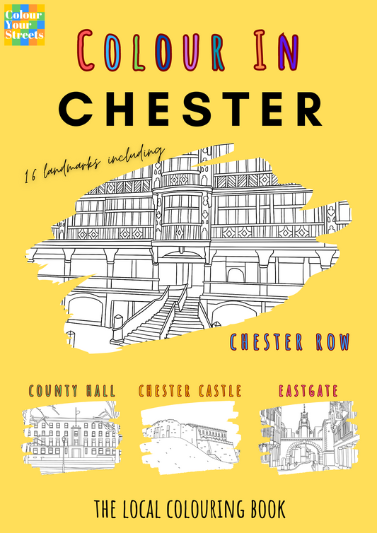 Chester Colouring Book (A4) by Colour Your Streets