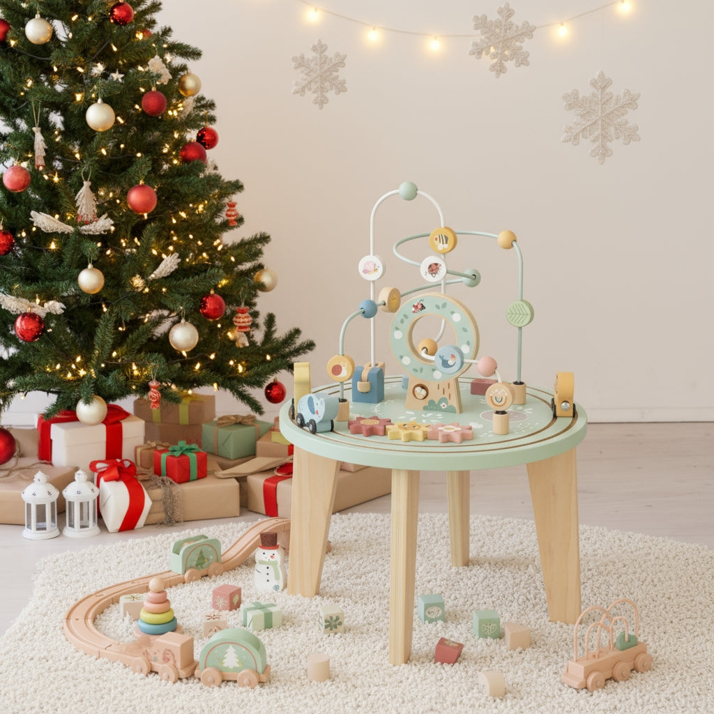 NaturePlay Wooden Activity Table