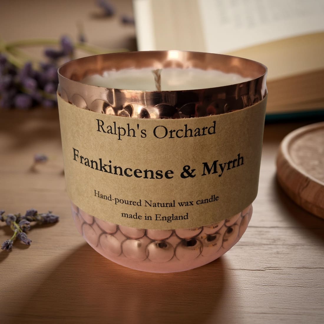 Ralph's Orchard Frankincense & Myrrh Scented Candle