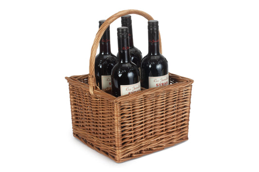 Double Steamed 4 Bottle Wine Carrier