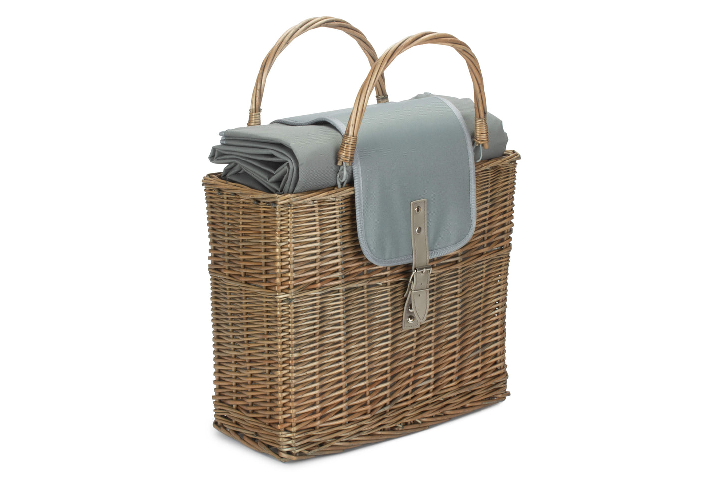 Grey Chiller Basket And Picnic Blanket