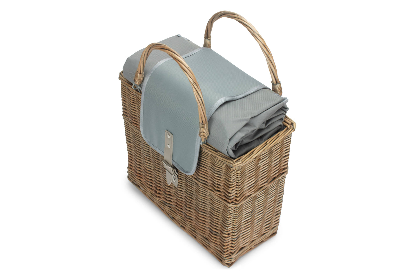 Grey Chiller Basket And Picnic Blanket