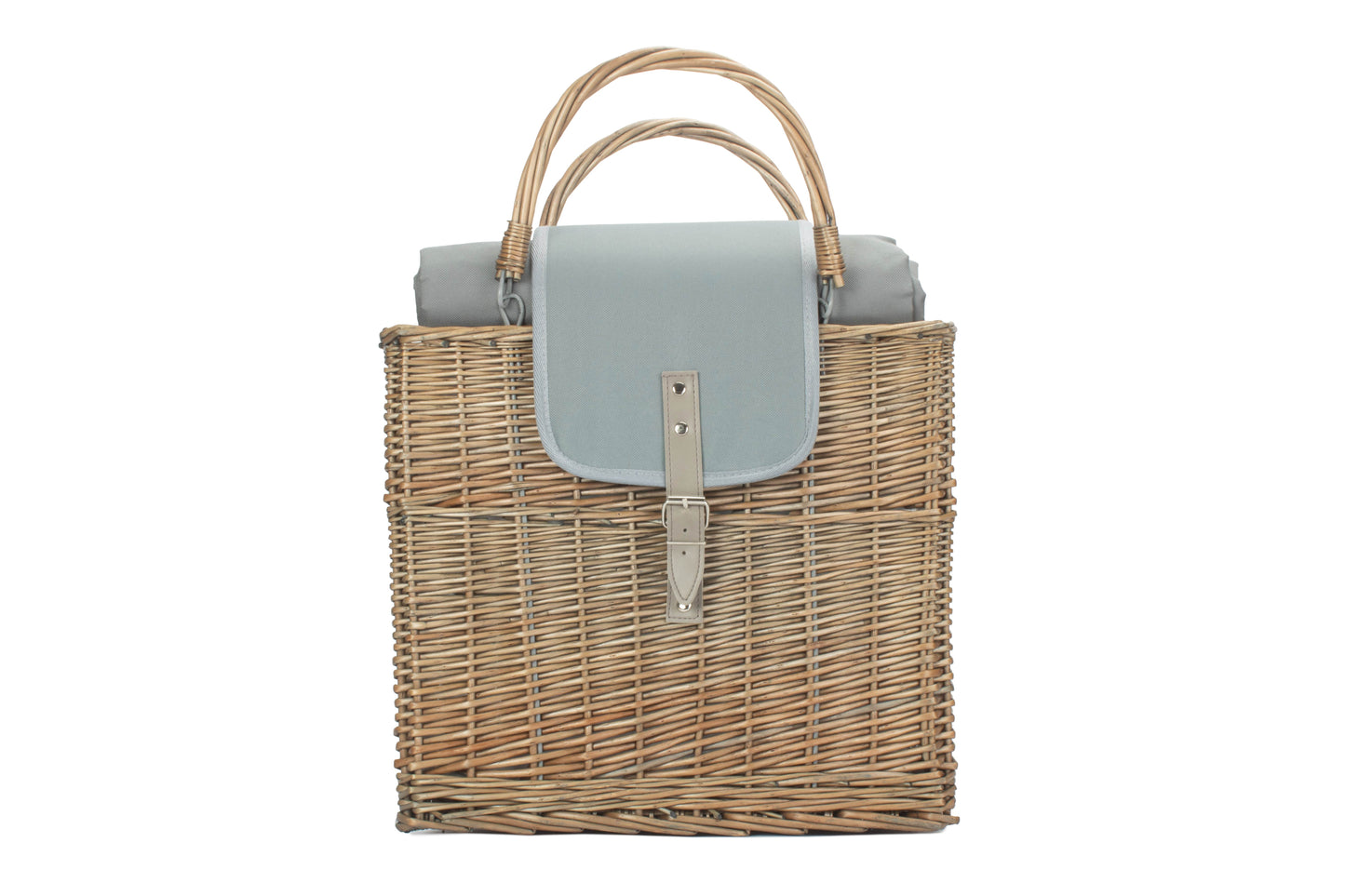 Grey Chiller Basket And Picnic Blanket